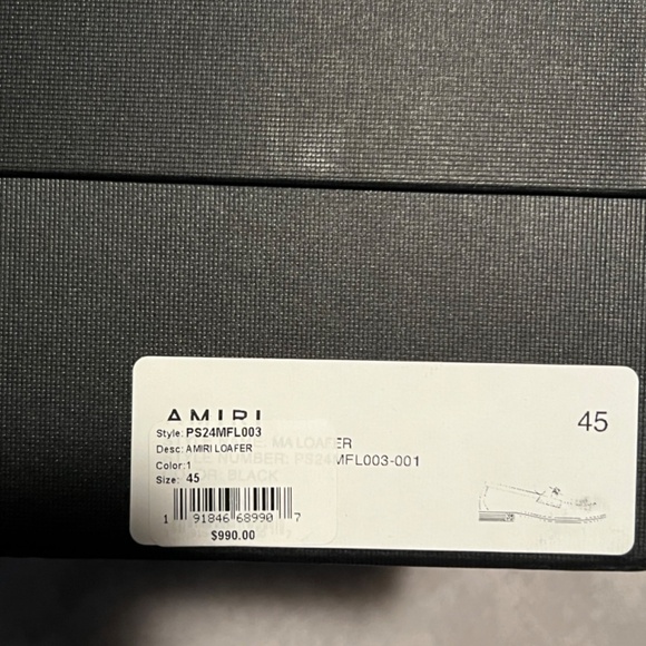 Black Amiri Loafer main image 5